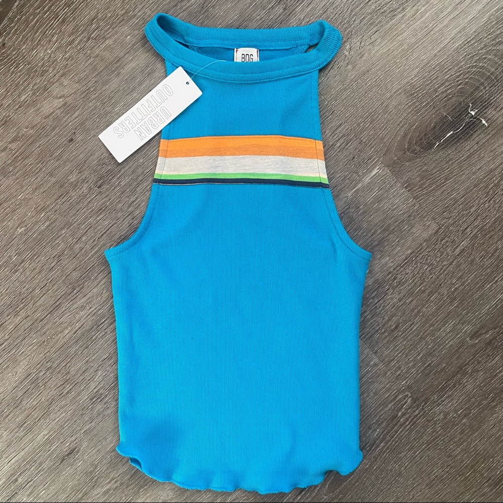 NWT BDG Minnie High-Neck fitted tank top